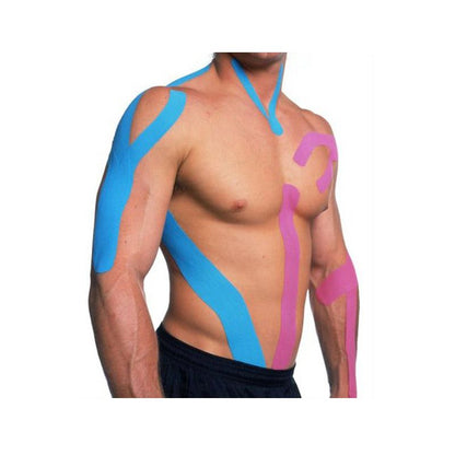 תחבושת רפואית קינזיו טייפ רוחב 5 ס"מ אורך 5 מ' לשימוש על פני העור RUCK Kinesio Tape