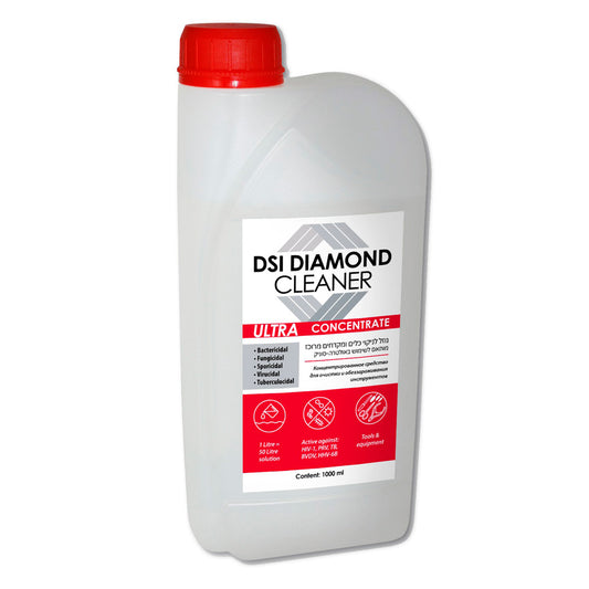 נוזל לניקוי וחיטוי כלים ומקדחים מרוכז DSI DIAMOND CLEANER
