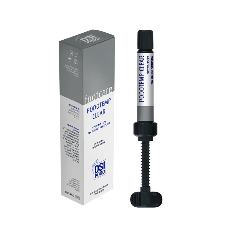 פודו טמפ ג'ל רב-תכליתי אנטיספטי מוקשה אור DSI Podo Temp Clear