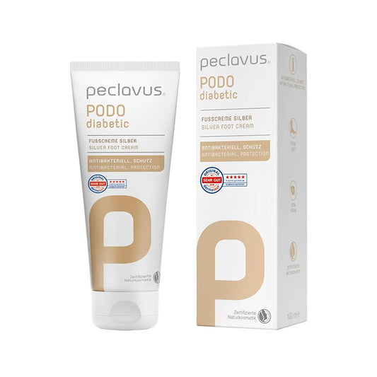 קרם לכף רגל סוכרתית עם תוספת מיקרו-חלקיקי כסף