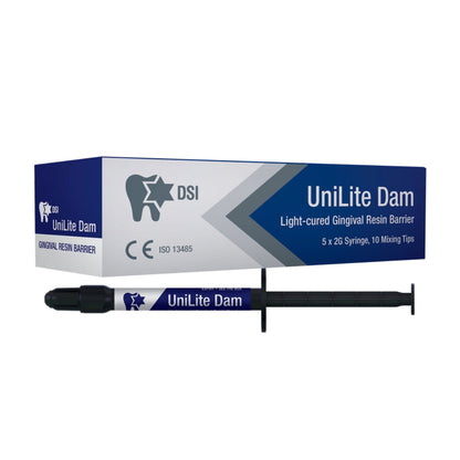 DSI UniLite® DAM - קומפוזיט נוזלי מוקשה אור לציפורן חודרנית 5 מזרקים