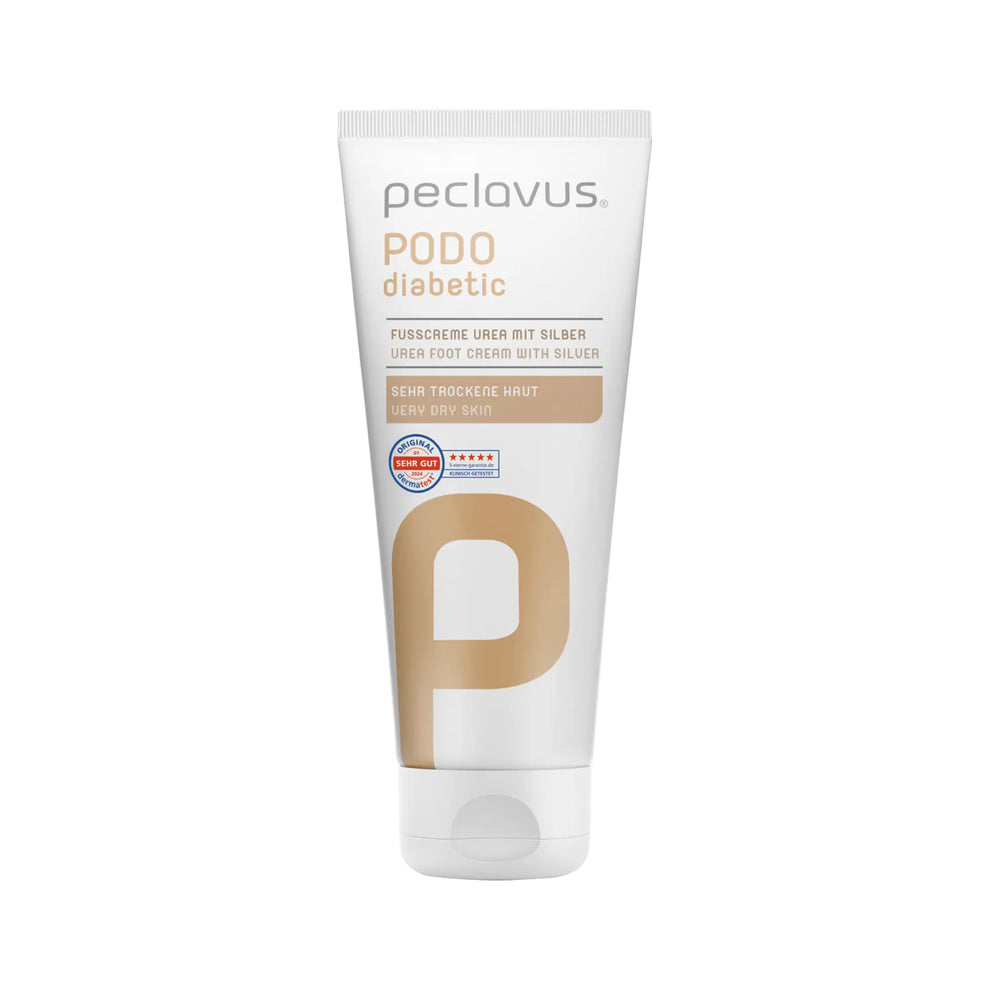 Urea Foot Cream with Silver - קרם רגליים עם אוריאה ומיקרו-חלקיקי כסף, 100 מ"ל